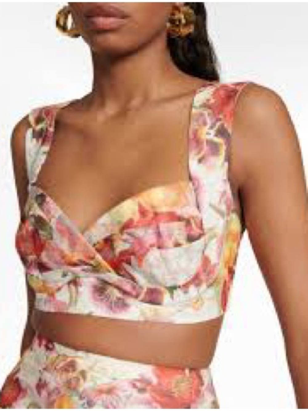 Wonderland Floral Bralet Large Very Zimmermann New